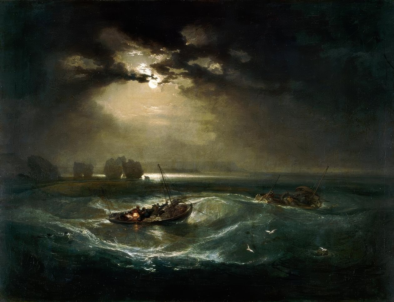 Rybacy na morzu / The Cholmeley Sea Piece autorstwa Joseph Mallord William Turner