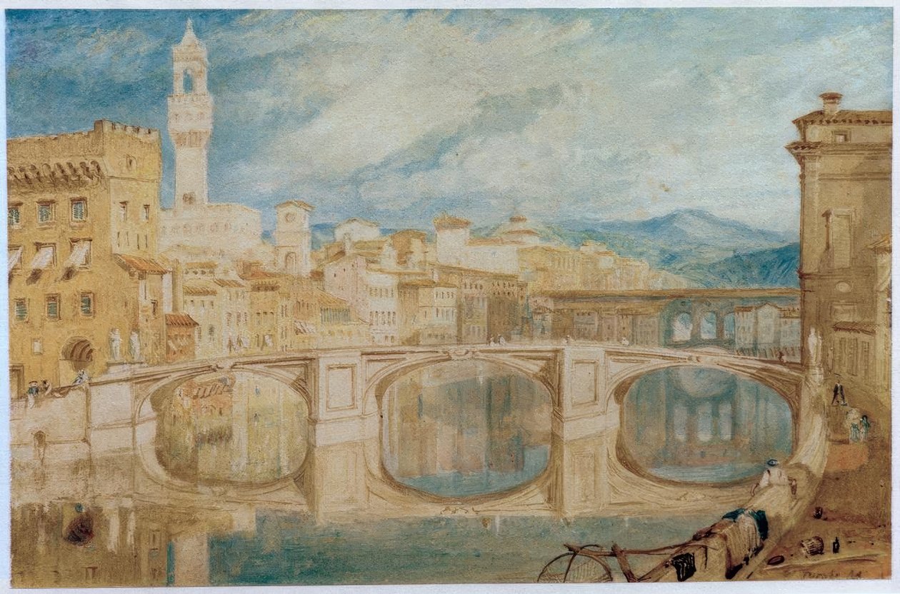 Florencja widziana z Ponte alla Carraia autorstwa Joseph Mallord William Turner