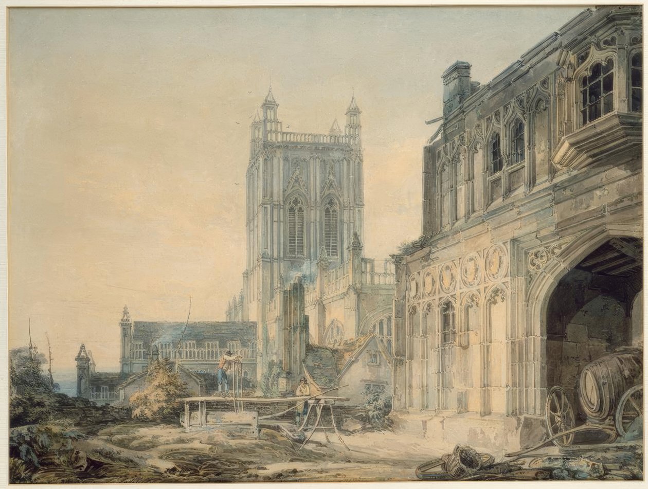 Opactwo Malvern, Worcestershire autorstwa Joseph Mallord William Turner