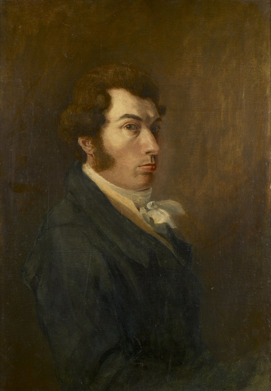 Autoportret, ok. 1824 (olej na papierze na płótnie) autorstwa Joseph Mallord William Turner
