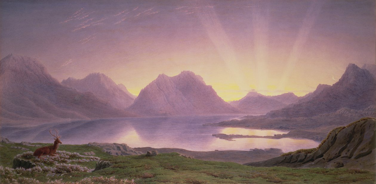 Świt, Loch Torridon autorstwa Joseph Mallord William Turner