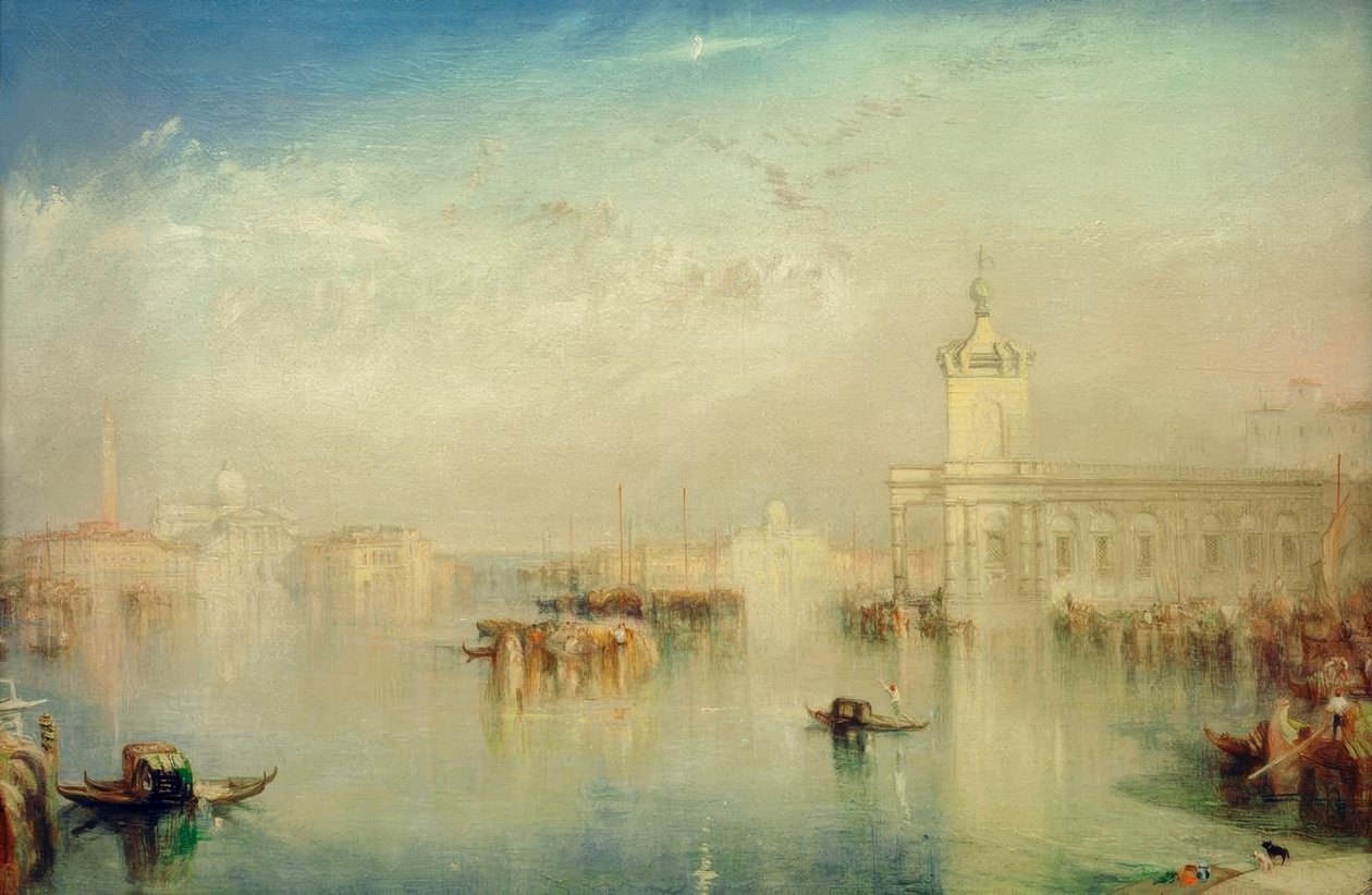 Dogana, San Giorgio, Citella, ze Schodów Eur autorstwa Joseph Mallord William Turner