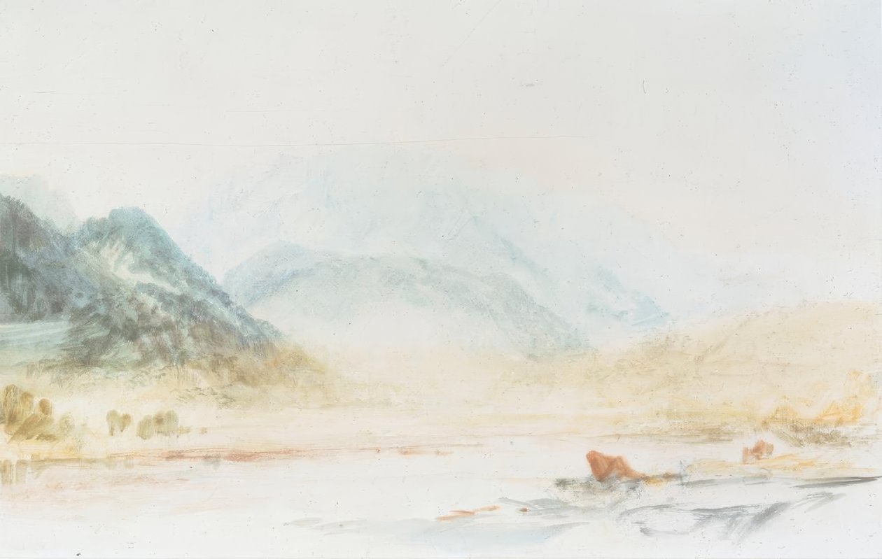 Wetterhorn z okolic Rosenlaui autorstwa Joseph Mallord William Turner