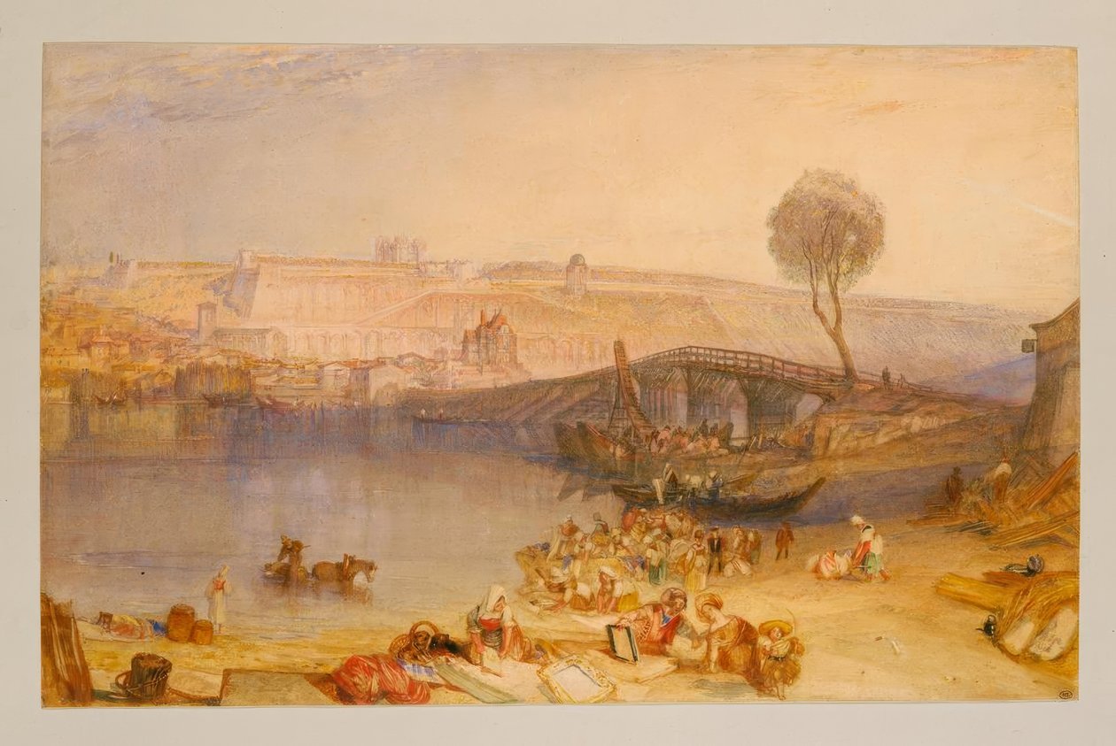 Widok zamku St. Germain-en-Laye autorstwa Joseph Mallord William Turner