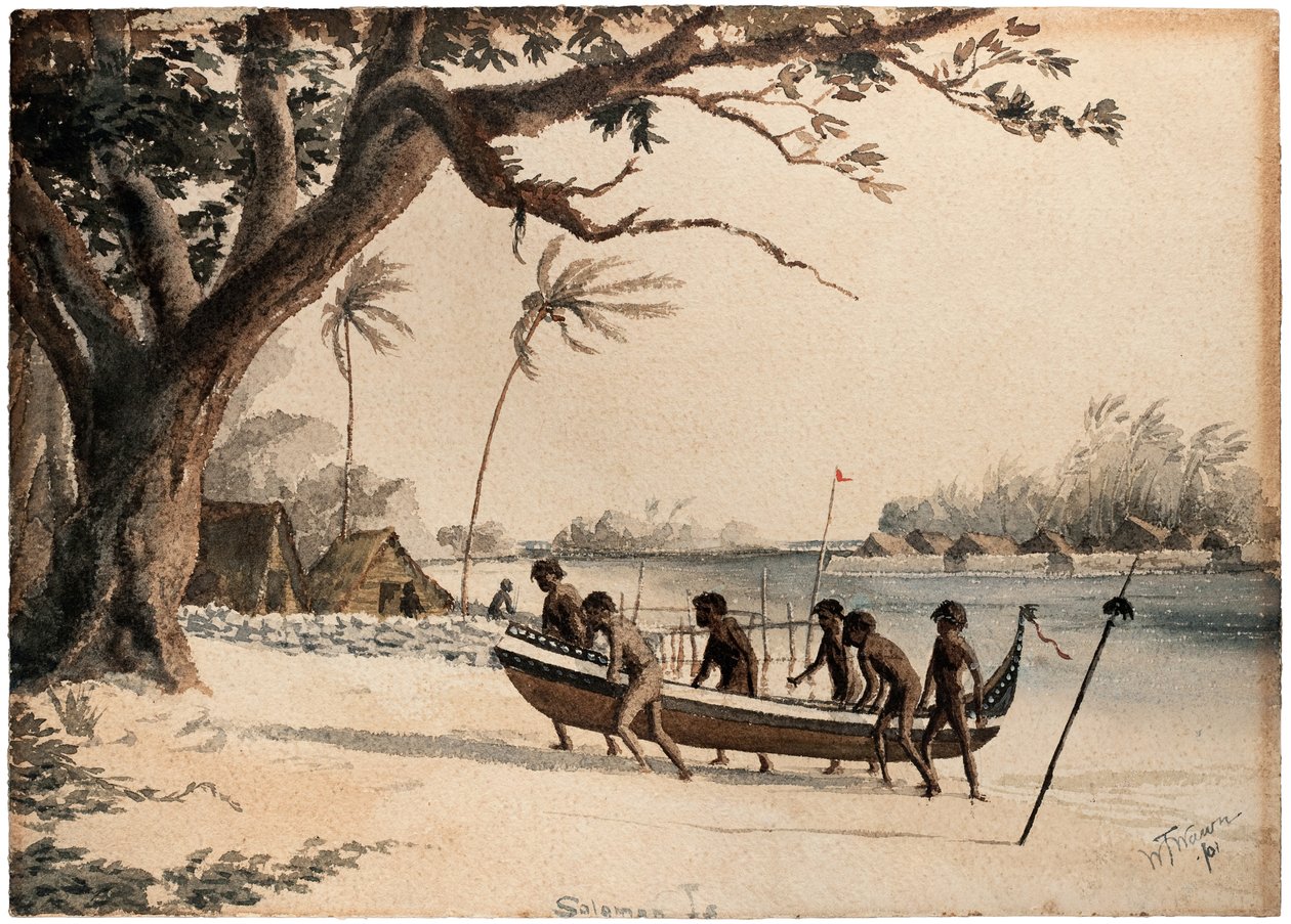 Wyspy Salomona, 1901 autorstwa William Twizell Wawn