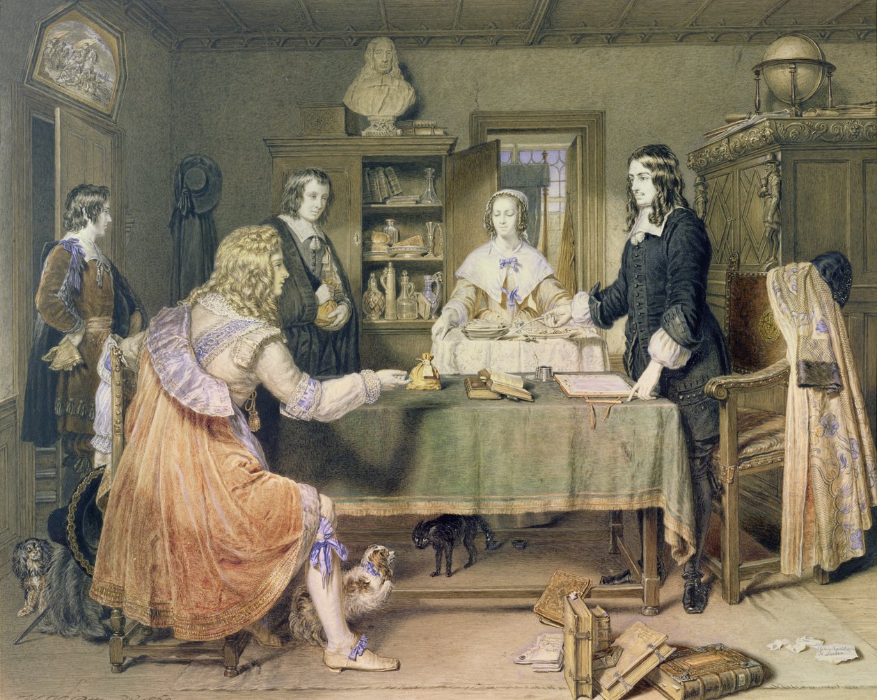 Kuszenie Andrew Marvella, 1860 autorstwa William Vandyke Patten
