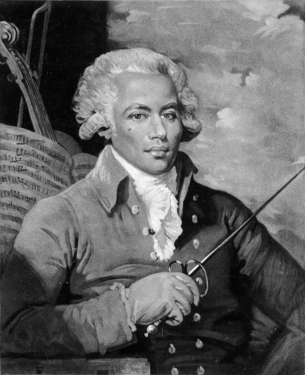 Portret Józefa Bologne de Saint-George autorstwa William Ward