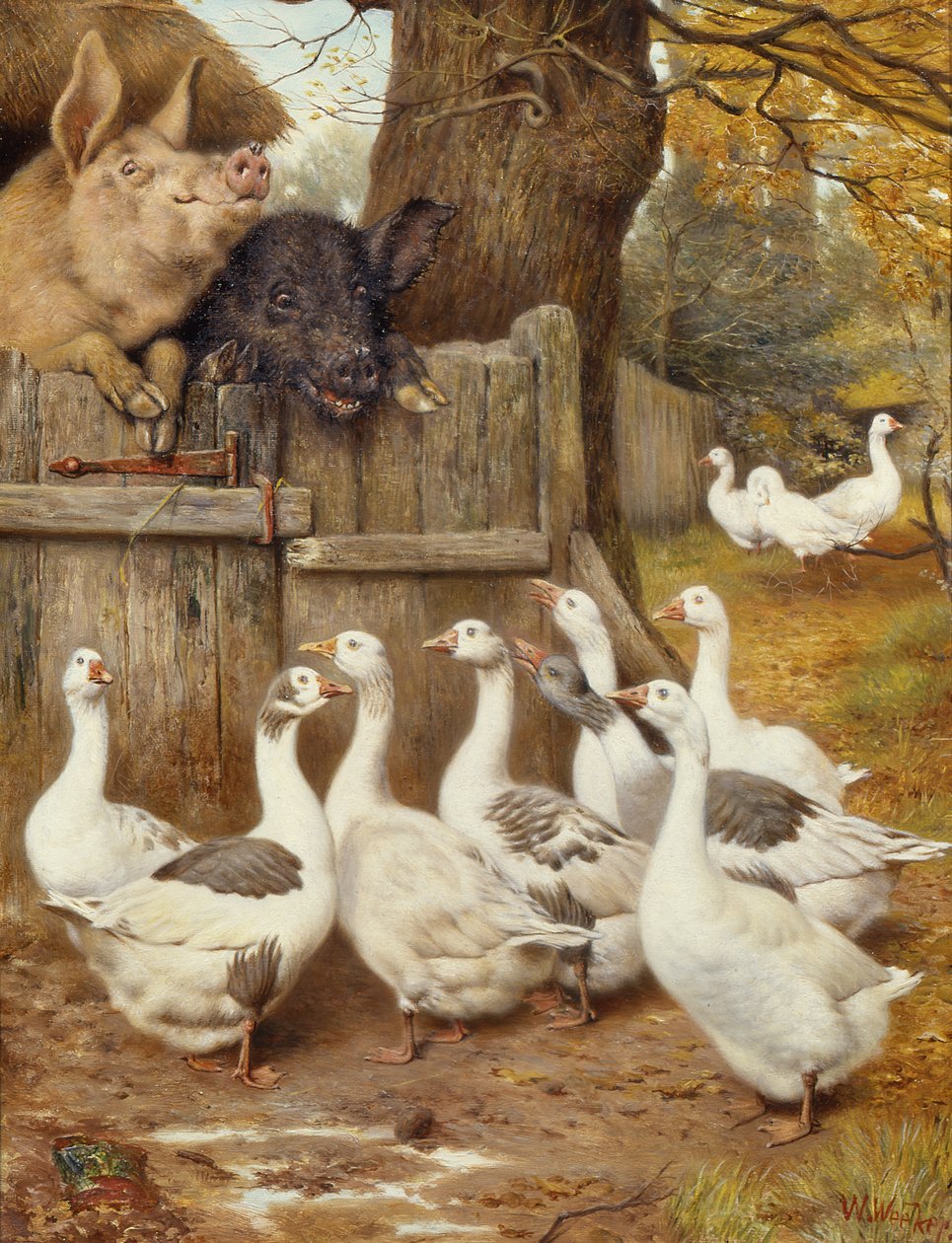 Przyjaciele z farmy autorstwa William Weekes