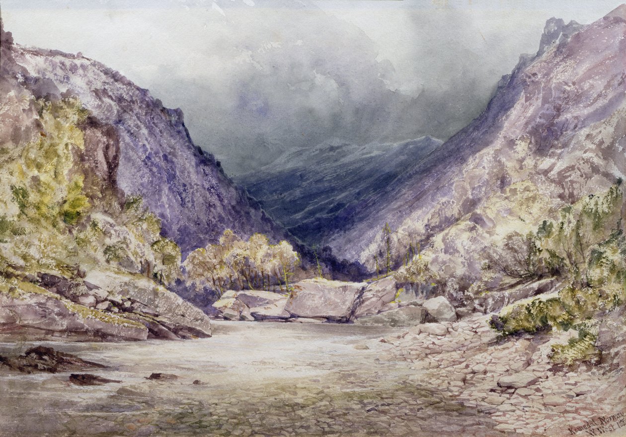 Romsdal, Norwegia, 1850 autorstwa William West