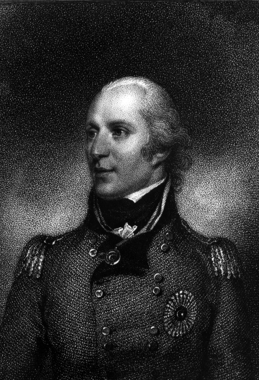 Sir John Stuart, grawerowany przez Anthony