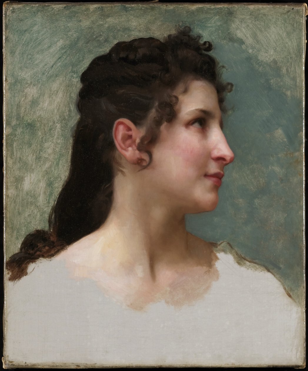 Studium głowy dziewcząt, ok. 1890 r autorstwa William Adolphe Bouguereau