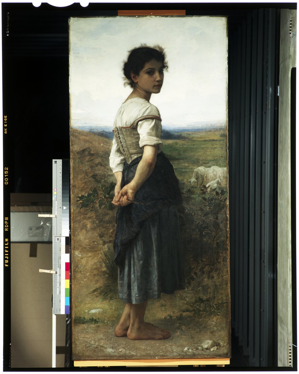 Młoda pasterka, 1885 autorstwa William Adolphe Bouguereau