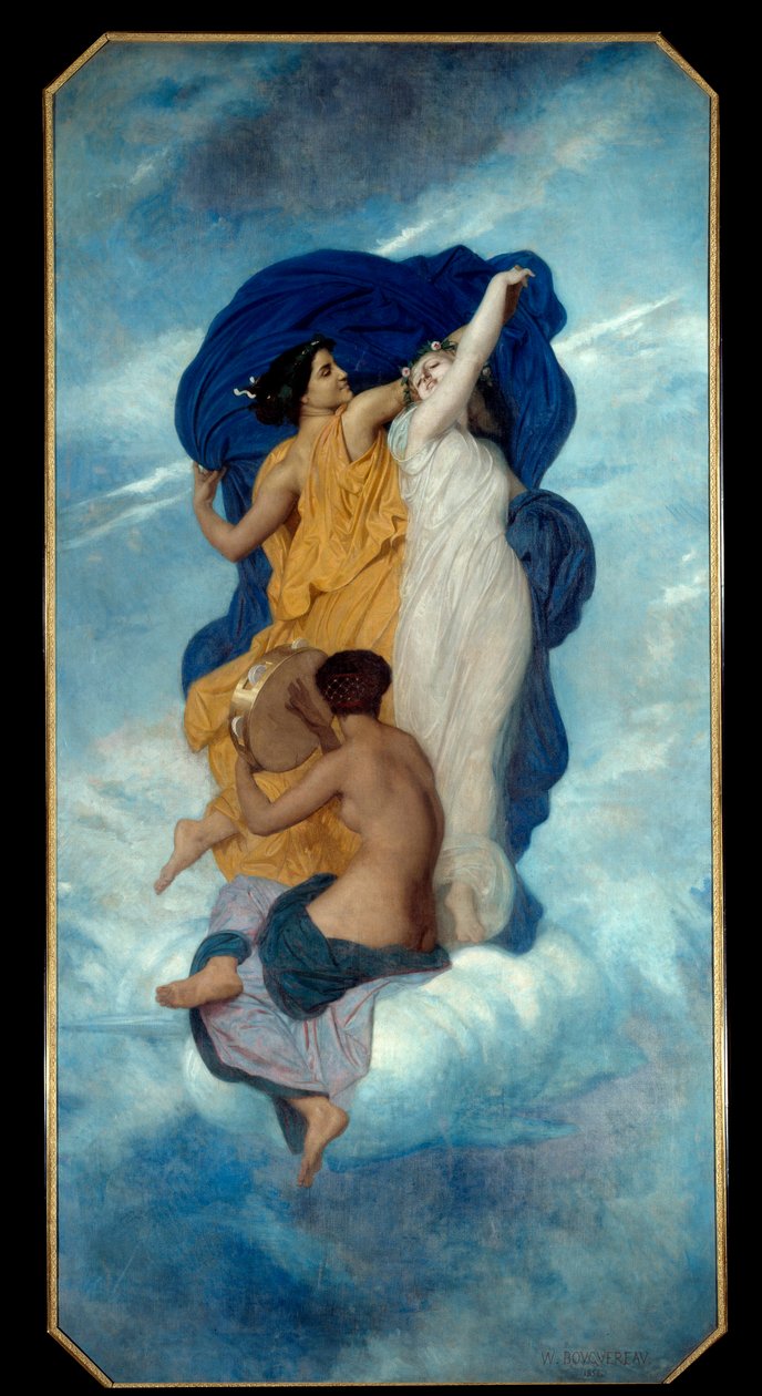 Obraz taneczny Williama Adolpha Bouguereau (1825-1905) 1856 Nd. 3,67x1,8 m Paryż, muzeum d