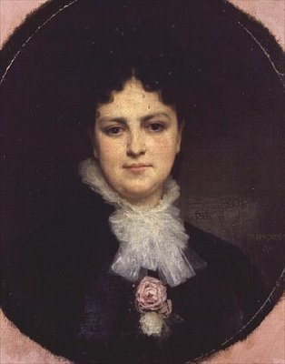 Portret panny Addison Head of San Francisco (olej na płótnie) autorstwa William Adolphe Bouguereau