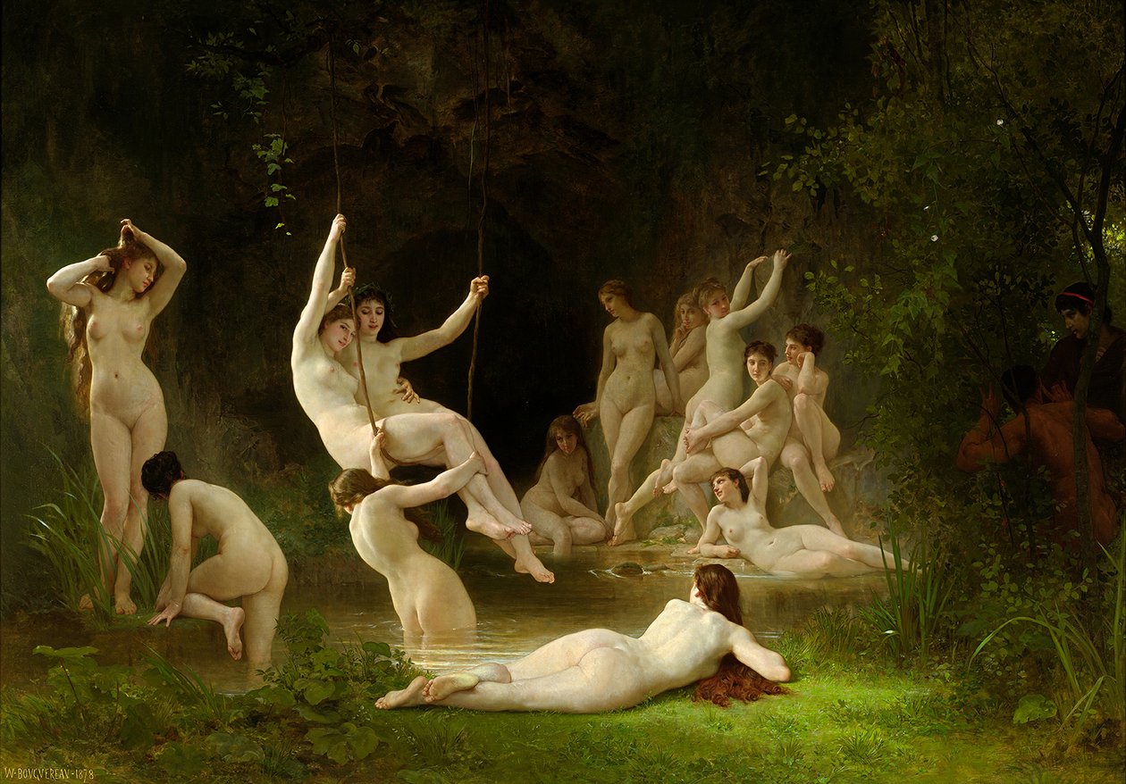 Nymphaeum autorstwa William Adolphe Bouguereau