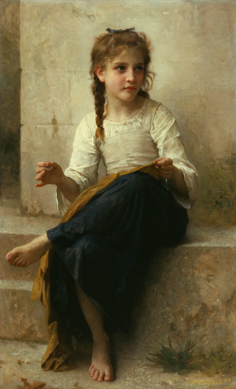Krawcowa autorstwa William Adolphe Bouguereau