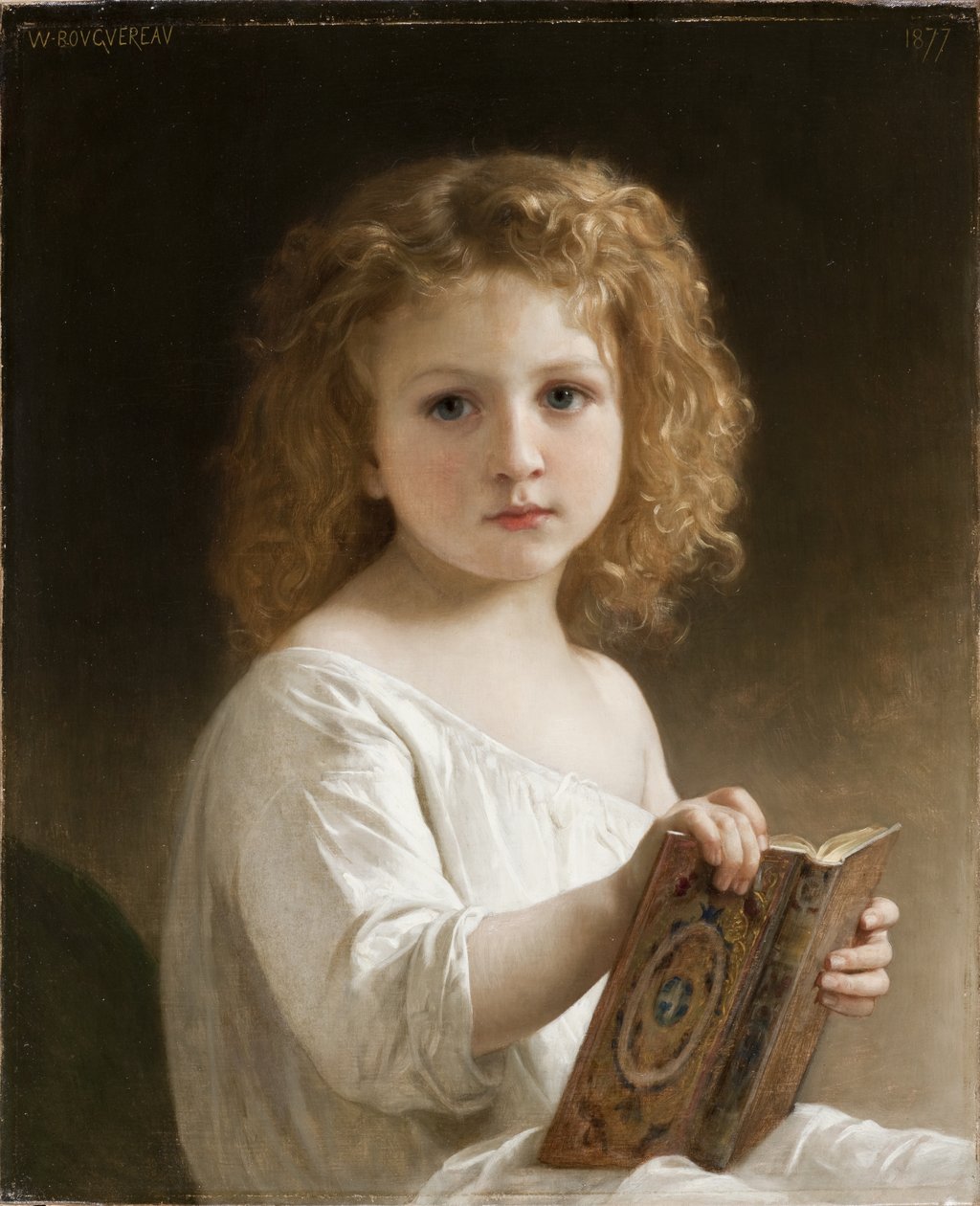 Książka z opowiadaniami autorstwa William-Adolphe Bouguereau