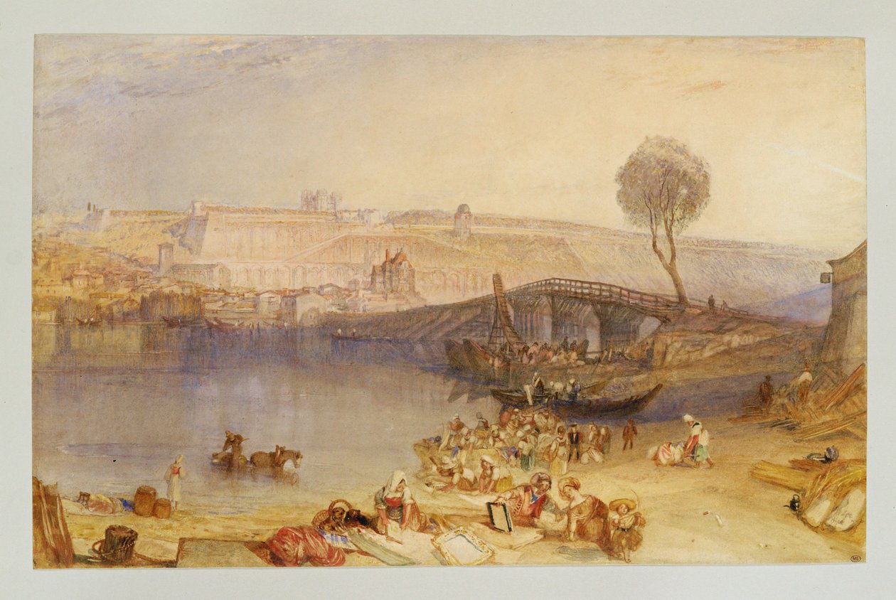 Widok na zamek w St. Germain-en-Laye ... autorstwa William (1789-1862) Turner