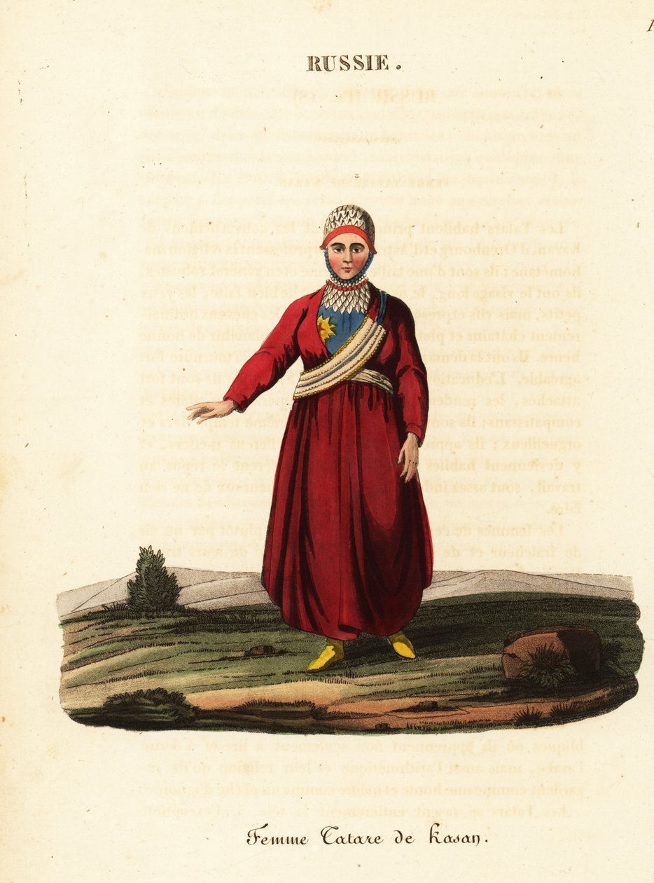 Tatarka w czepku z kaschpour autorstwa William (after) Alexander