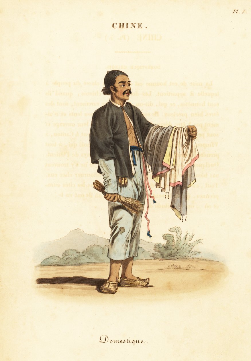 Chińska służba domowa autorstwa William (after) Alexander