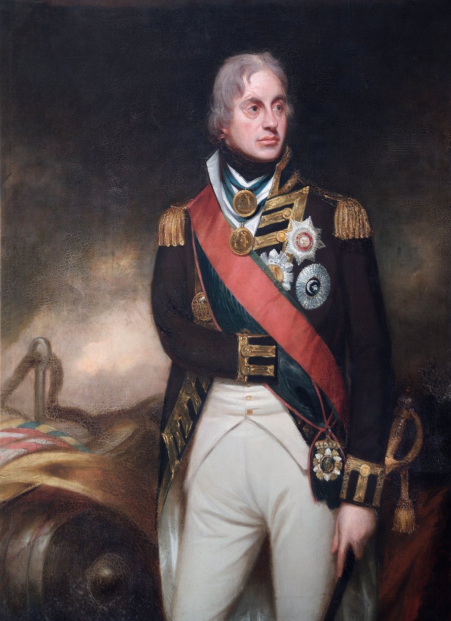 Horatio, wicehrabia Nelson, ok. 1806 r. (olej na płótnie) autorstwa William (after) Beechey
