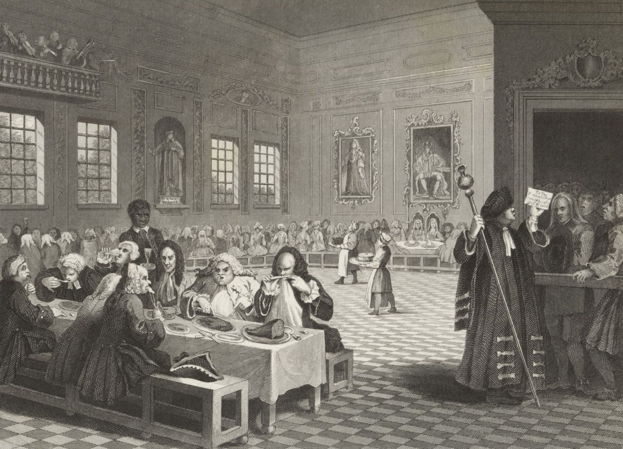 Goodchild w Guildhall - autorstwa William (after) Hogarth