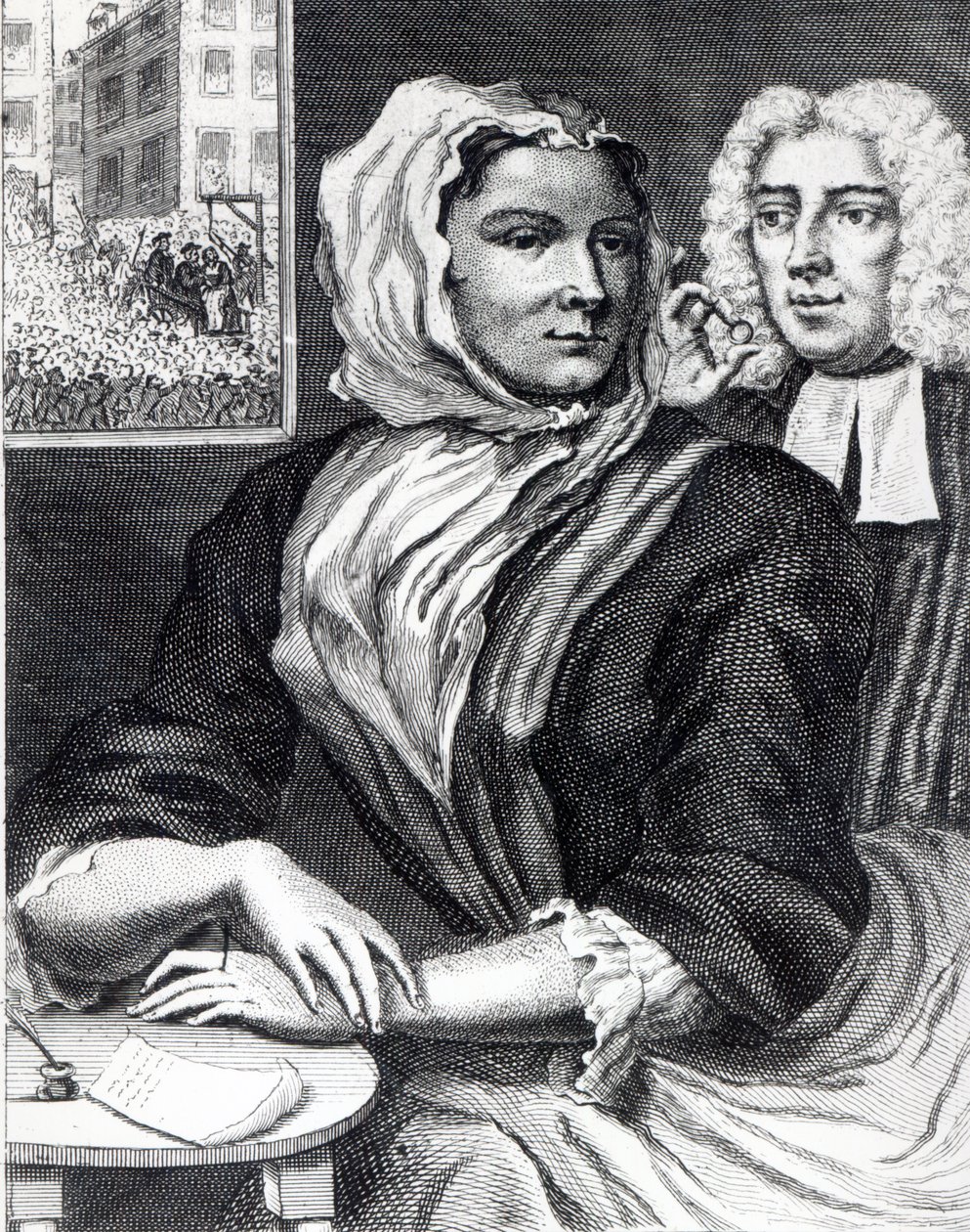 Sarah Malcolm autorstwa William (after) Hogarth