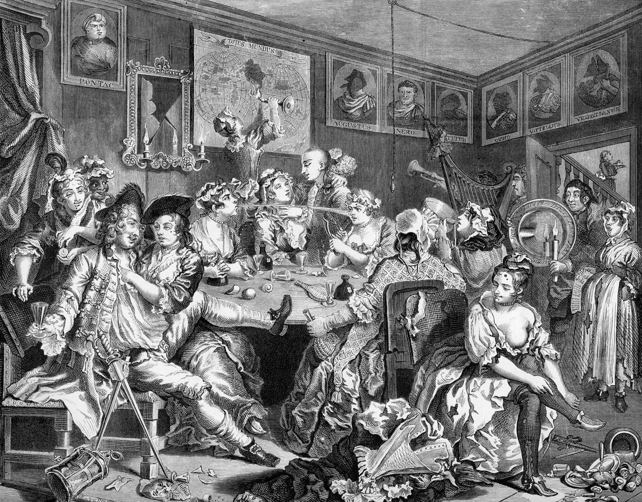 Postęp grabie autorstwa William (after) Hogarth