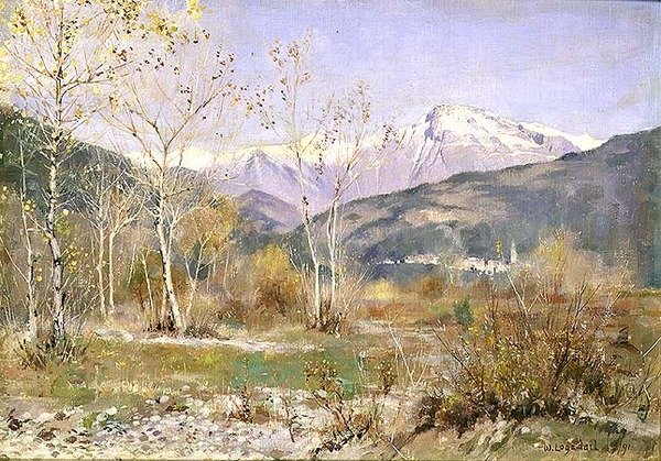 Clo by Tenda z Ventimiglia autorstwa William (after) Logsdail