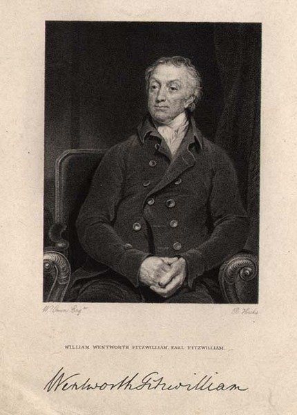 William Wentworth Fitzwilliam, 2. hrabia Fitzwilliam (1748-1833), grawerowane przez R. Hicksa autorstwa William (after) Owen