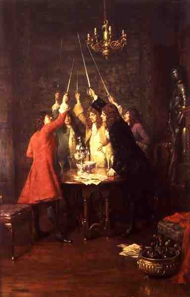 „Król” (olej na płótnie) autorstwa William A. Breakspeare