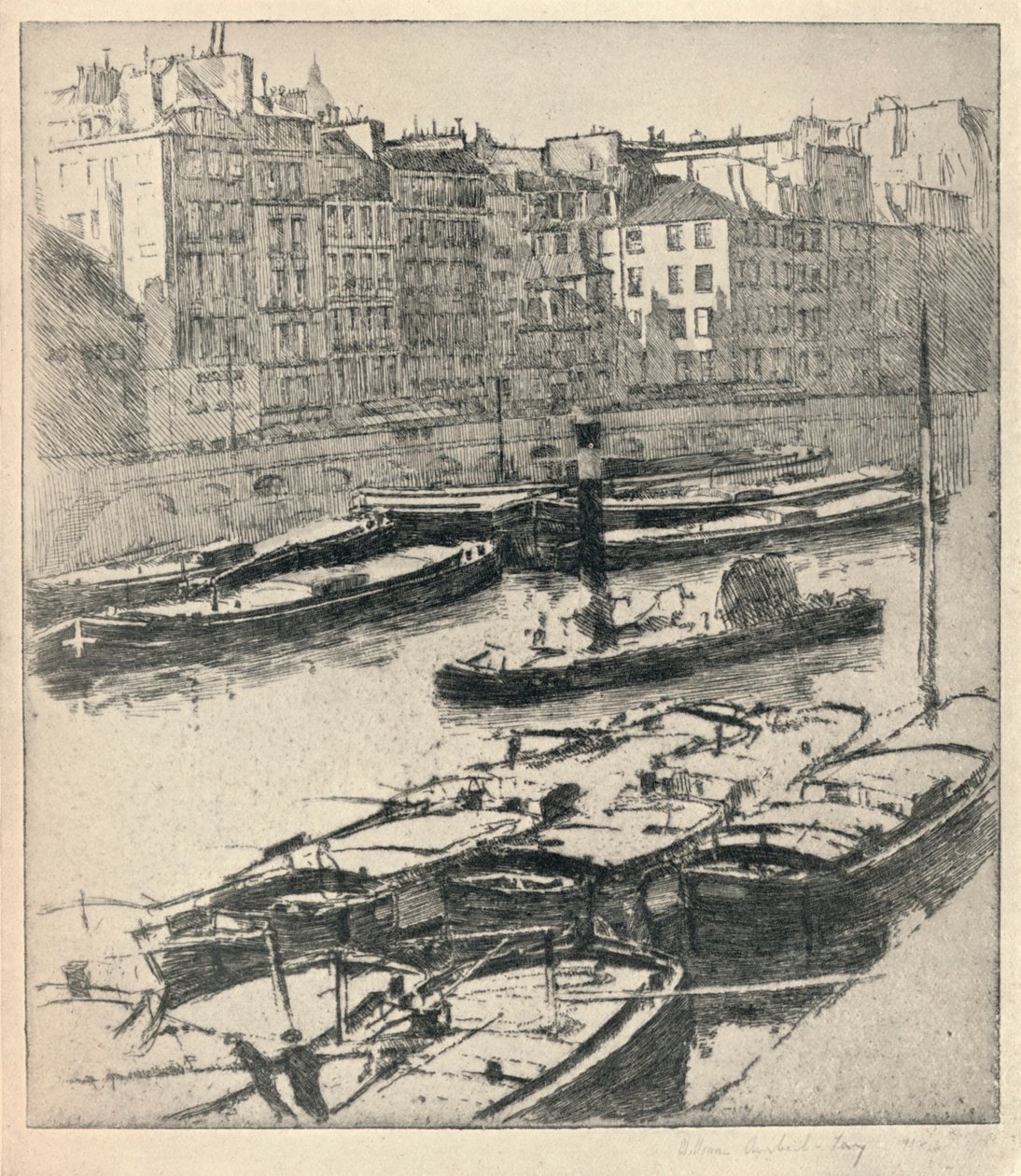 Nabrzeże Wielkich Augustynów, 1915 autorstwa William A Levy