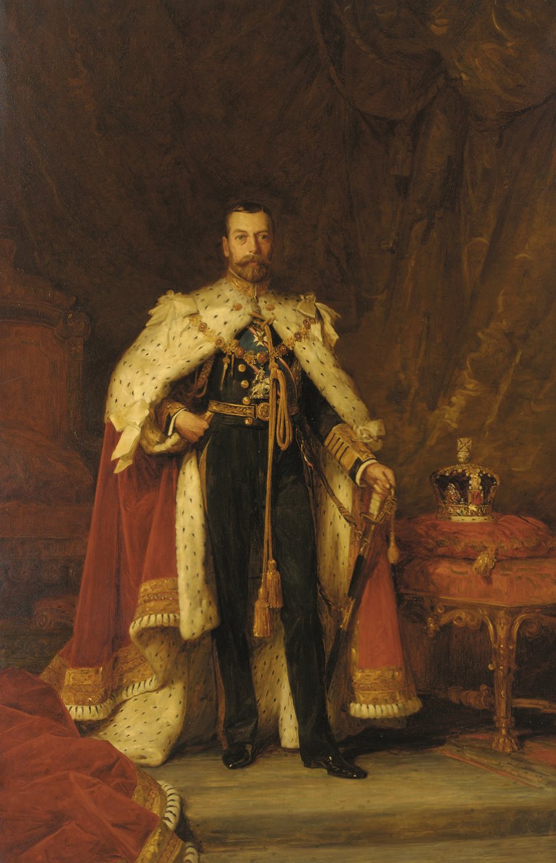 Portret koronacyjny króla Jerzego V wg Sir Luke