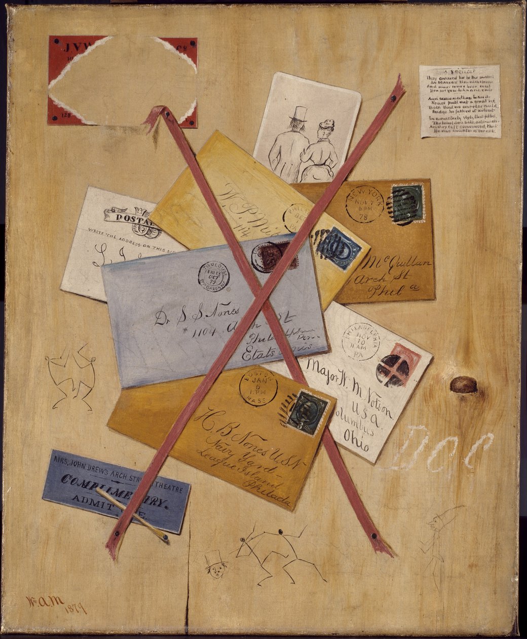 Obraz stojaka dla dr Nonesa, 1879 r autorstwa William A. Mitchell