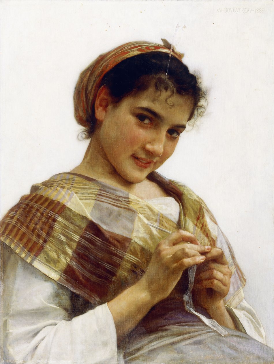 Bretonka, 1889 autorstwa William Adolphe Bouguereau