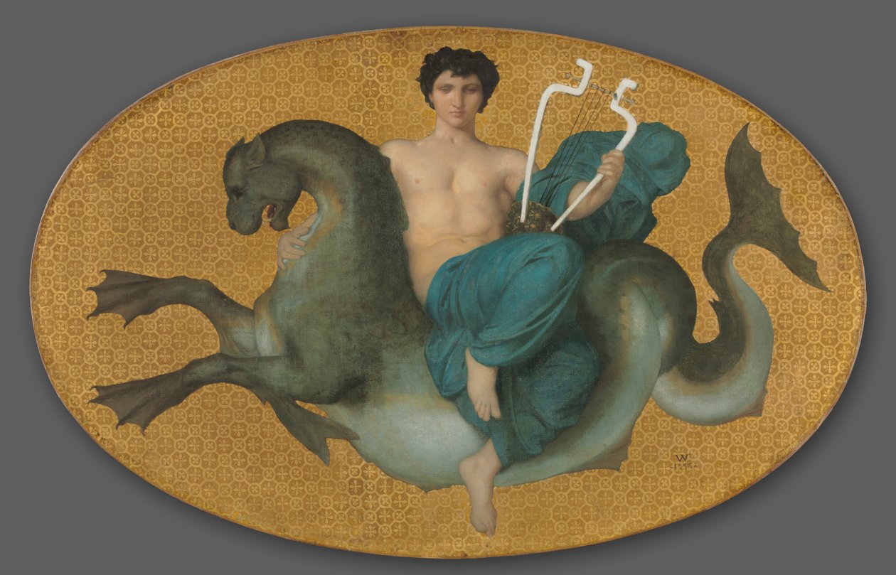 Arion na koniu morskim, 1855. autorstwa William Adolphe Bouguereau