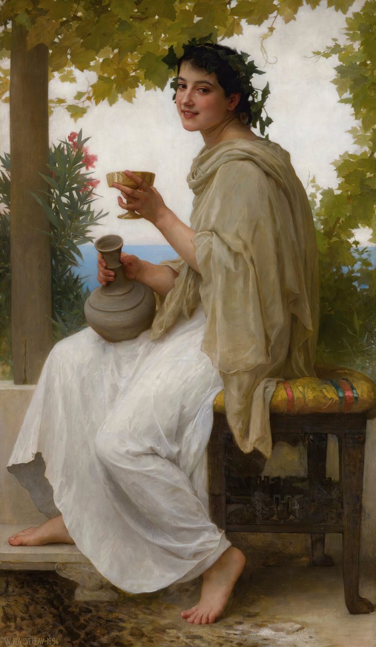 bachantka autorstwa William Adolphe Bouguereau