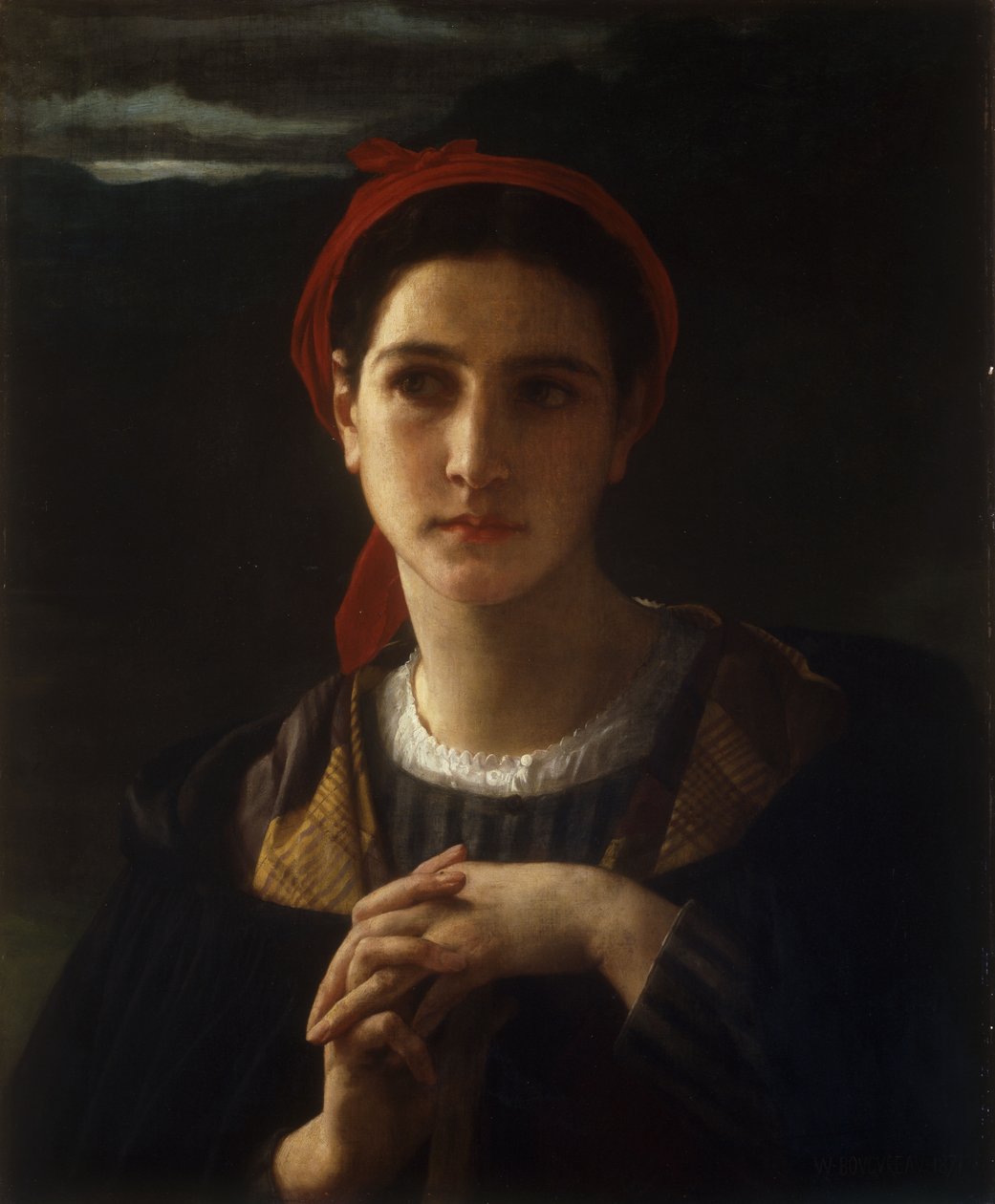 Bergere de Bordelais, 1871 autorstwa William Adolphe Bouguereau