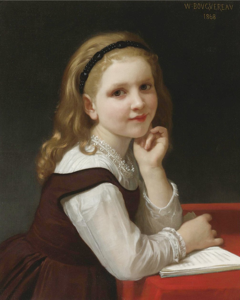 Rozproszenie uwagi autorstwa William Adolphe Bouguereau
