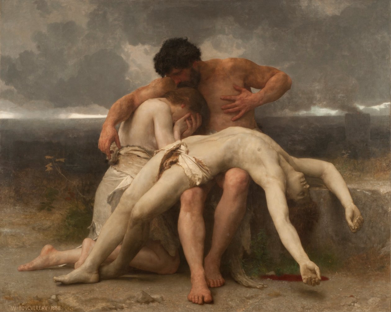 Francuski:  Premier Deuil Pierwsza żałoba autorstwa William Adolphe Bouguereau