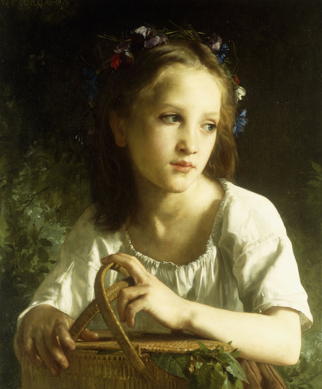 Mała Ofelia, 1875 autorstwa William Adolphe Bouguereau