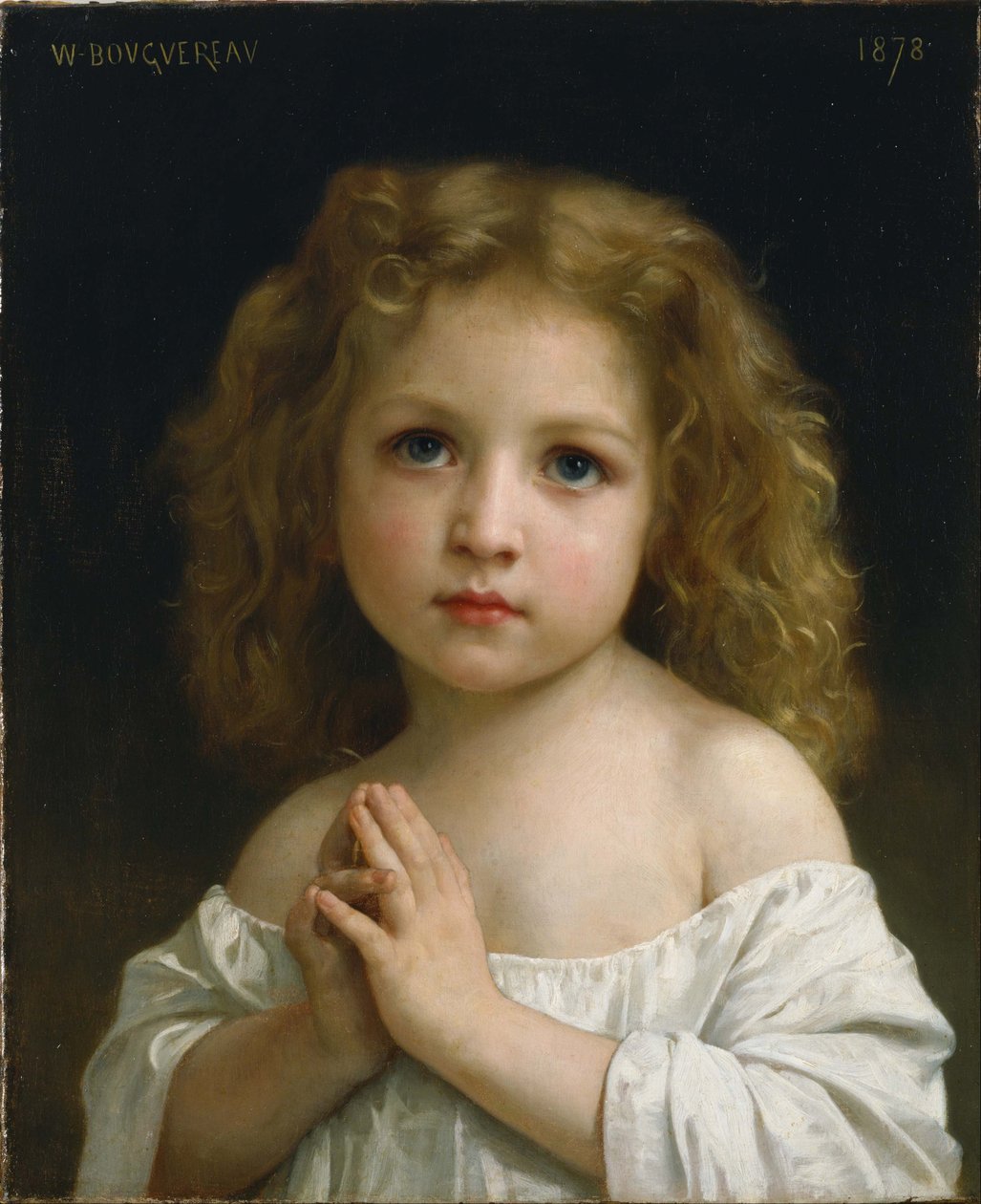 Mała dziewczynka, 1878 autorstwa William Adolphe Bouguereau