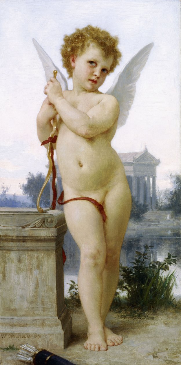 Miłość, 1891 autorstwa William Adolphe Bouguereau