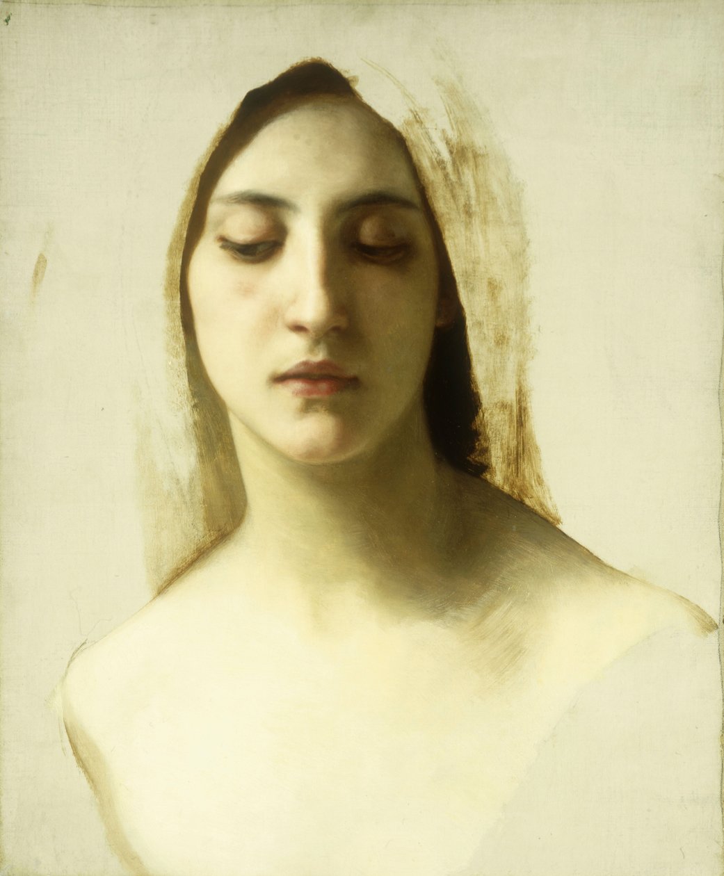 Studium dla „La Charite”, ok. 1878 autorstwa William Adolphe Bouguereau