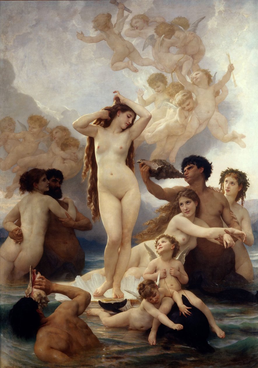 Narodziny Wenus autorstwa William Adolphe Bouguereau