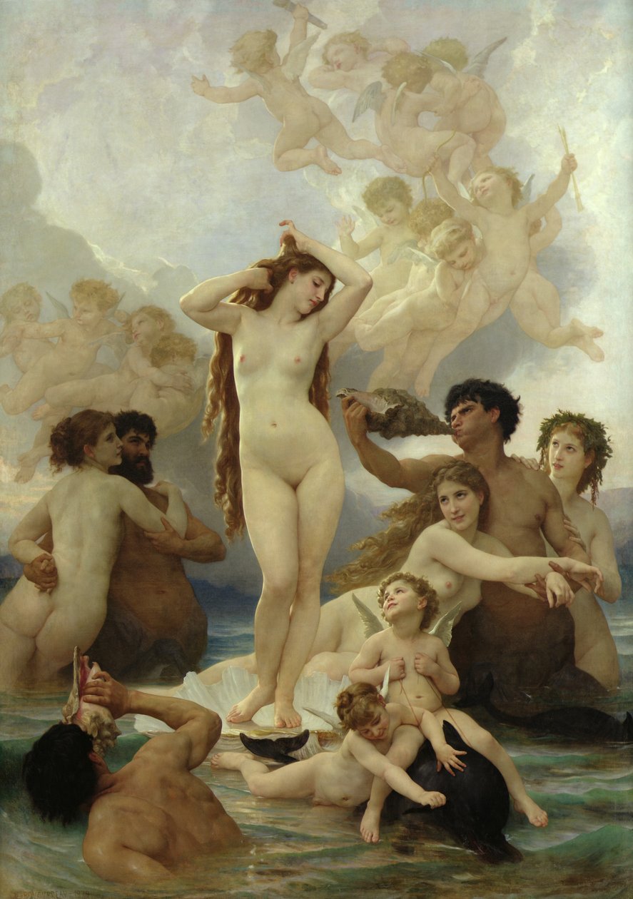 Narodziny Wenus autorstwa William Adolphe Bouguereau