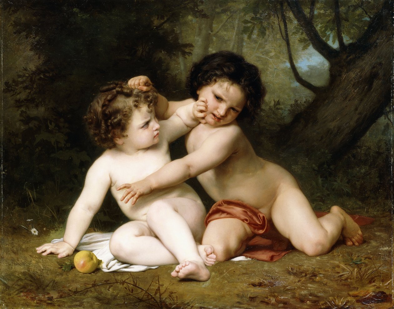 Walka, 1864 autorstwa William Adolphe Bouguereau