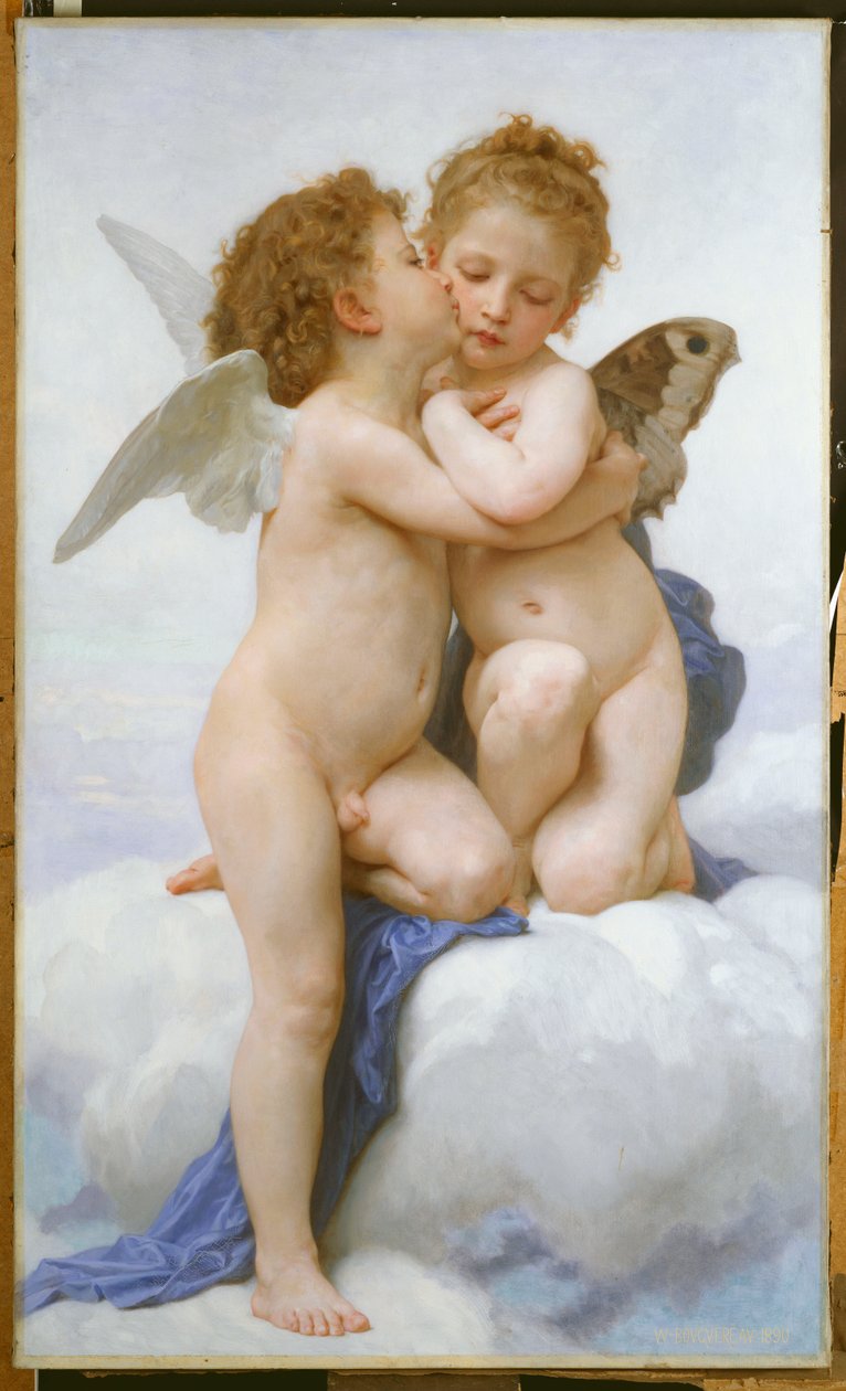 Pierwszy pocałunek autorstwa William Adolphe Bouguereau