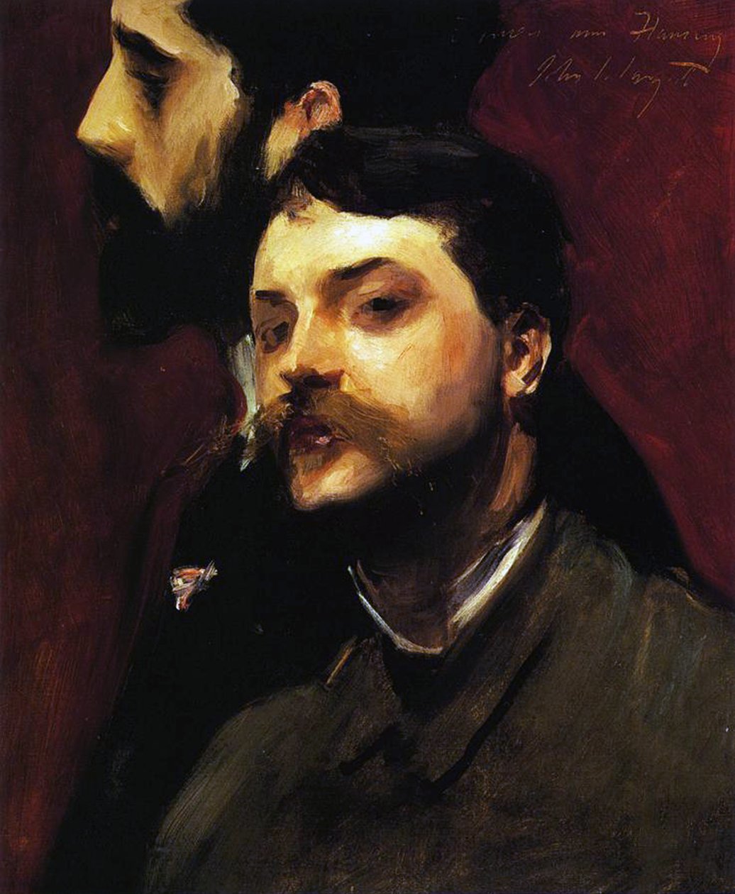 Malarze François Flameng i Paul Helleu, ok.1880 autorstwa William Adolphe Bouguereau
