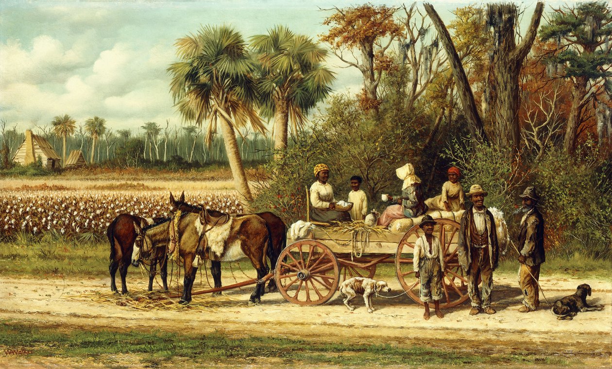 Pusty wagon, autorstwa William Aiken Walker